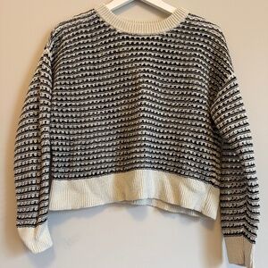 Long-Sleeve Cropped Crochet Sweater by Old Navy